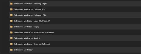 Sideloader Modpack Download site.
